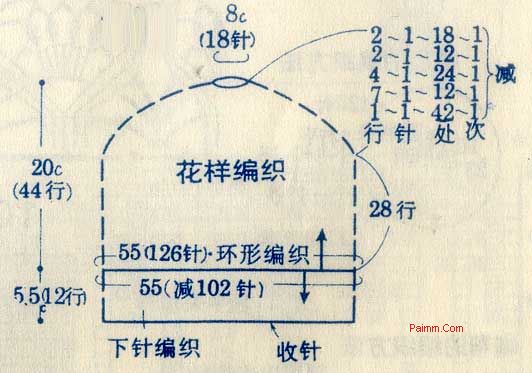 漂亮帽子的织法