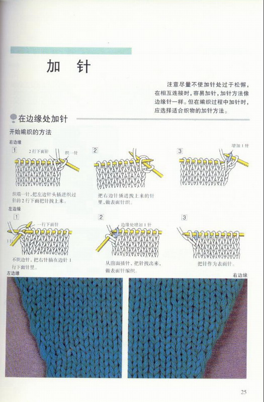 《图解棒针编织基础实例》之各种针法的基本编织形态（二）